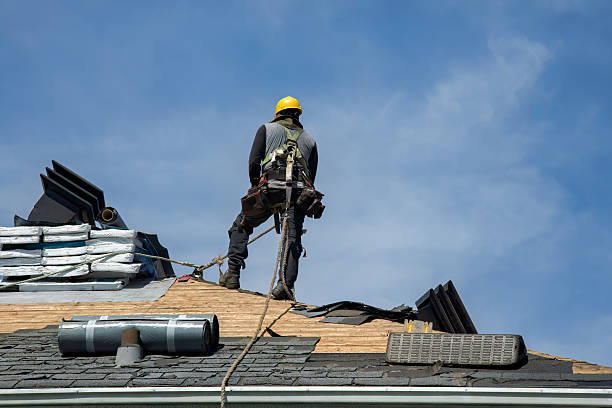 Professional Metal Roofing technician working in Scotland, MD
